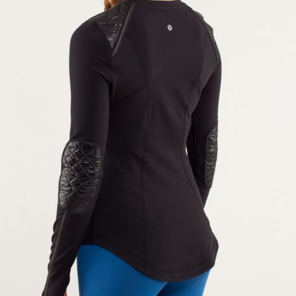lululemon athletica Tops - RARE Lululemon black Run Ice Queen long sleeve 6